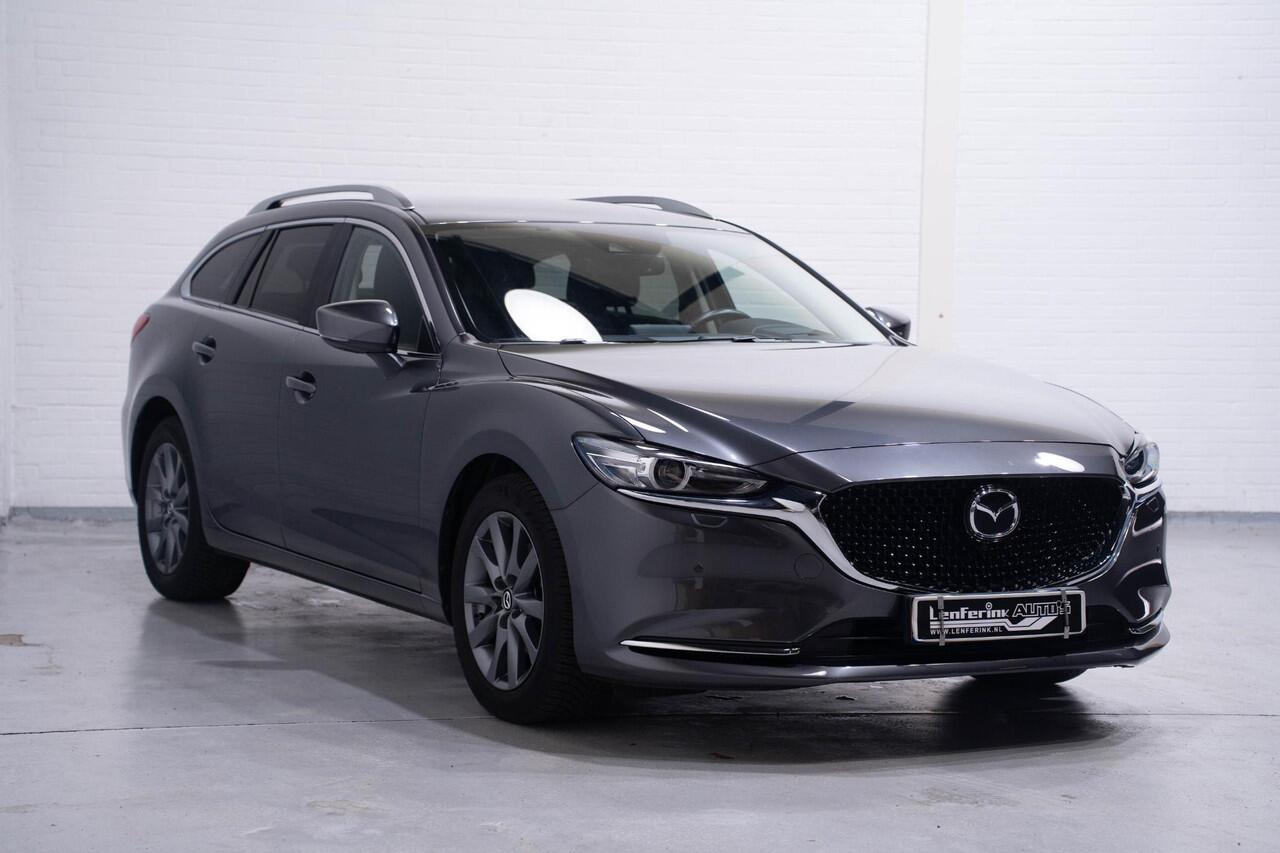 Mazda 6 Sportbreak 2.0 SkyActiv-G 165 Centre-Line HUD afneembare trekhaak stoelverwarming camera rondom PDC ECC Aplle-carplay ACC DAB led-verlichting private-glas 17"-inch lmv