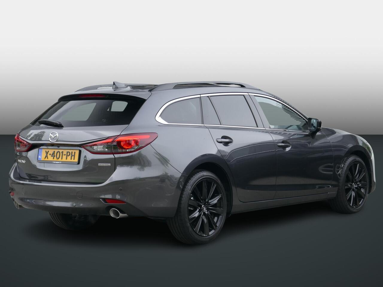 Mazda 6 Sportbreak 2.5 SkyActiv-G 194 Homura | AUTOMAAT | Rood Lederen Bekleding | Sunroof | Afneembare trekhaak| RIJKLAARPRIJS!