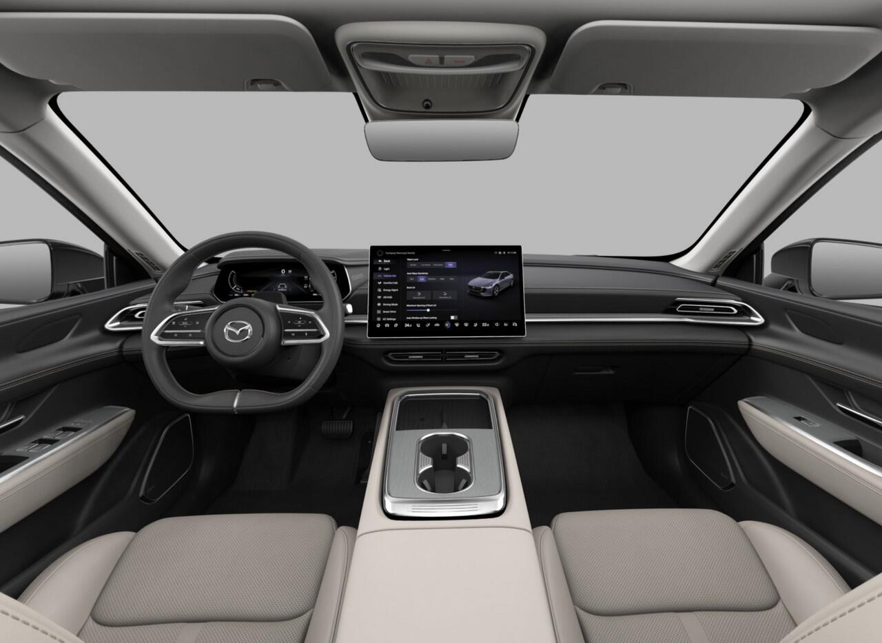 Mazda 6 6e Takumi Long Range 80 kWh / Polymetal Grey / Warm Beige kunstleder