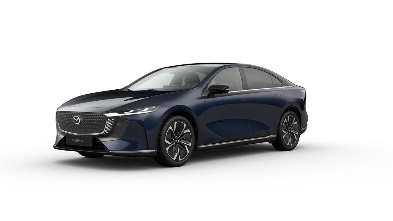 Mazda 6 6e Takumi 68.8 kWh / Deep Crystal Blue / Zwart kunstleder