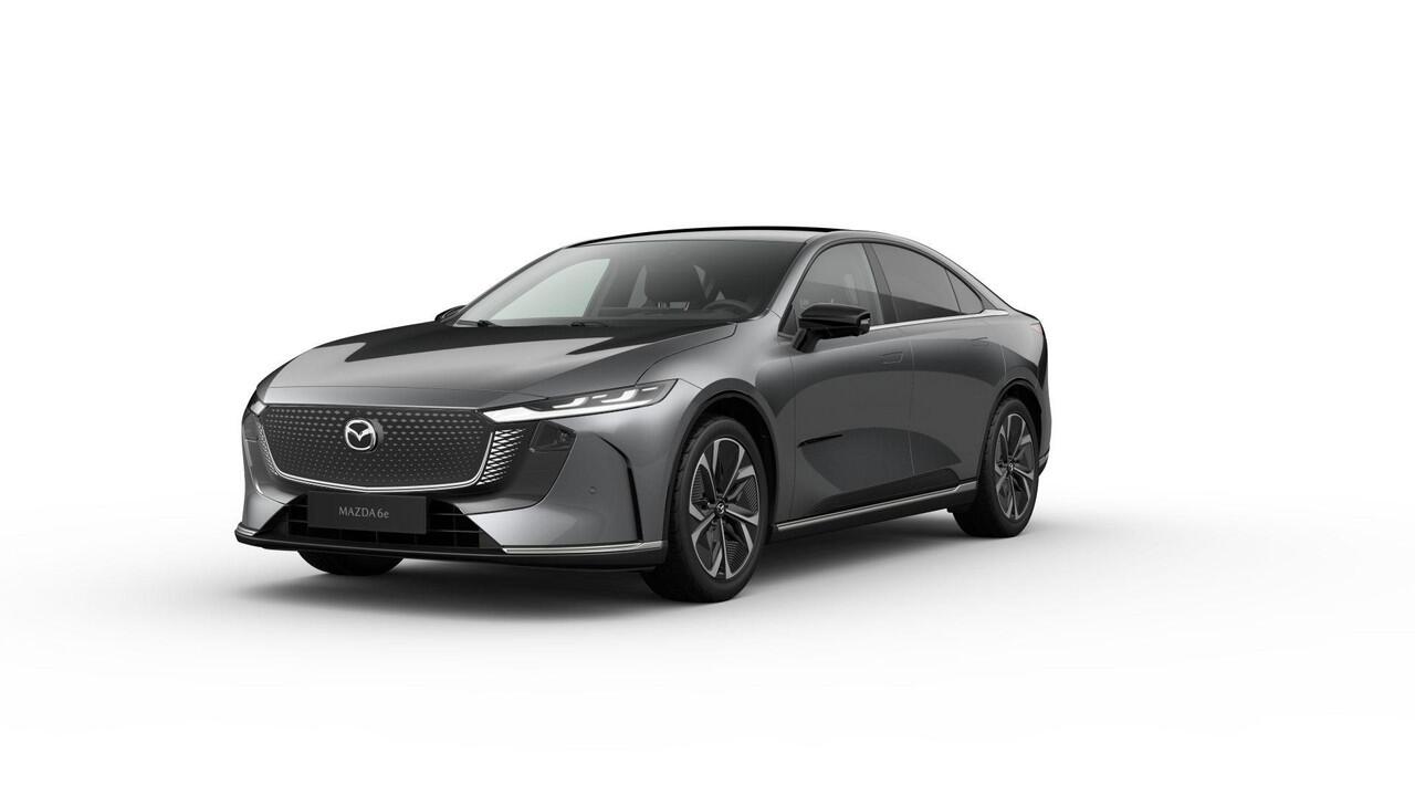 Mazda 6 6e Takumi Long Range 80 kWh / Machine Grey / Warm Beige kunstleder