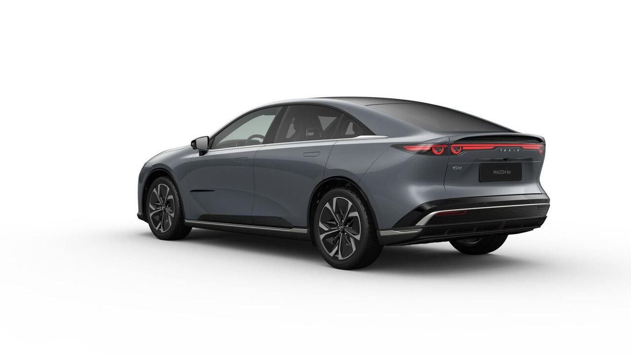 Mazda 6 6e Takumi Long Range 80 kWh / Polymetal Grey / Zwart kunstleder
