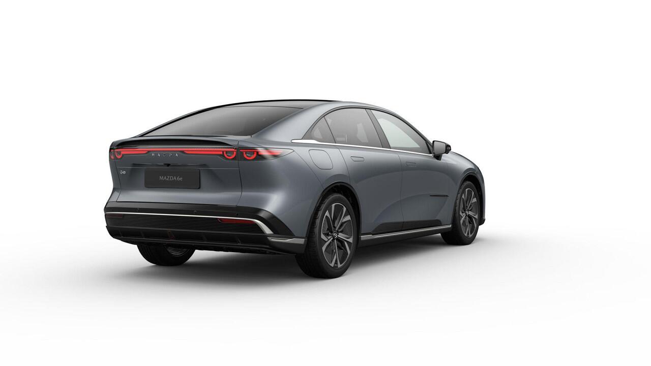 Mazda 6 6e Takumi Long Range 80 kWh / Polymetal Grey / Zwart kunstleder
