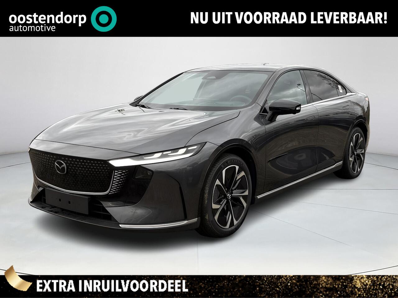 Mazda 6 6e Takumi Plus Long Range 80 kWh | Stoelverwarming/verkoeling | Stuurverwarming | Panoramadak | Adaptive cruise-control | Tan-nappa leder interieur | 360-Camera | SONY-premium audiosysteem |