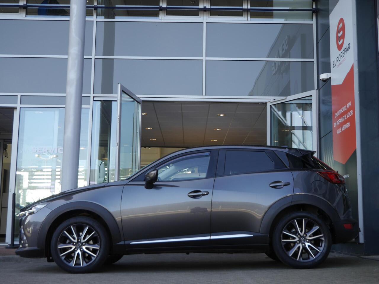 Mazda CX-3 2.0 SkyActiv-G 150PK GT-M 4WD | Navigatie | Stuur en Stoelverwarming | Trekhaak | Head up display | Trekhaak | Keyless entry en start | Climate control | Lederen bekleding