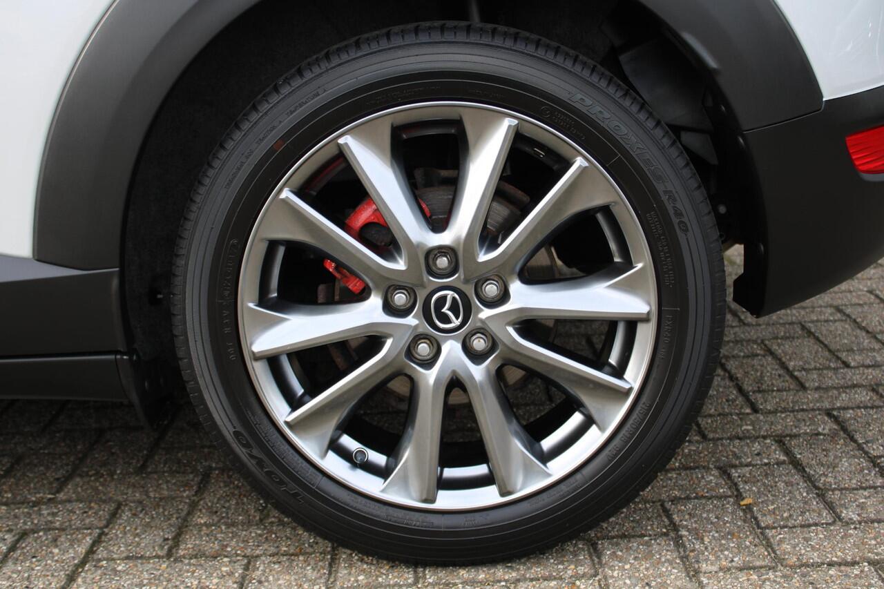 Mazda CX-3 2.0 SkyActiv-G 120 GT-Luxury , Automaat, Trekhaak, Bruin Leder, Cruise, PDC, Camera, LKA, NAVI, Stoelverwarming, HUD