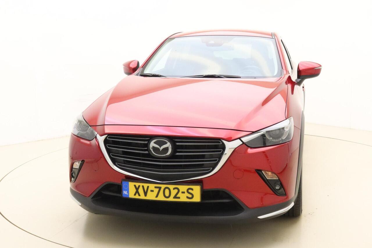 Mazda CX-3 2.0 SkyActiv-G 120 GT-M Automaat | Weinig kilometers | Trekhaak | Achteruitrijcamera | Stoel- & stuurverwarming | Head-Up | Keyless Entry | Xenon