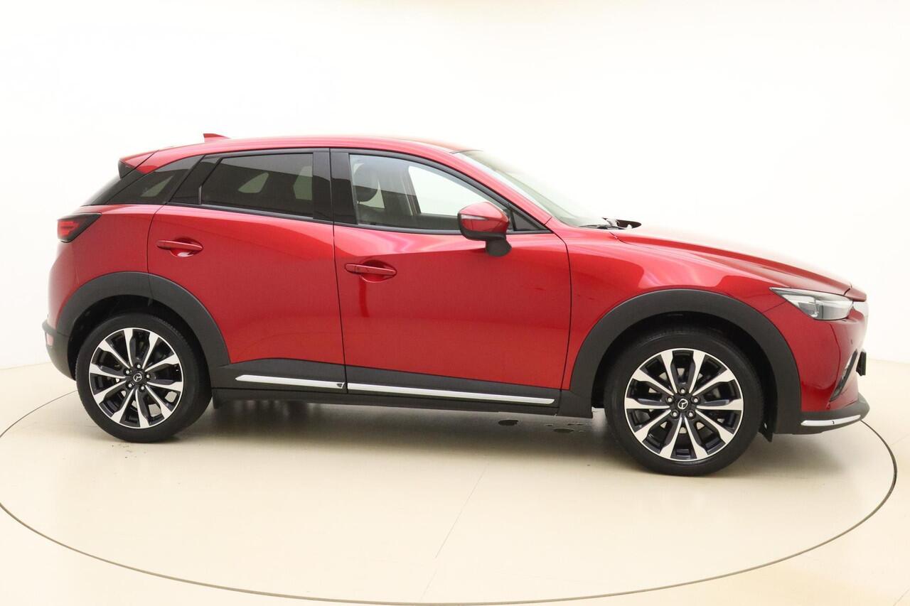 Mazda CX-3 2.0 SkyActiv-G 120 GT-M Automaat | Weinig kilometers | Trekhaak | Achteruitrijcamera | Stoel- & stuurverwarming | Head-Up | Keyless Entry | Xenon