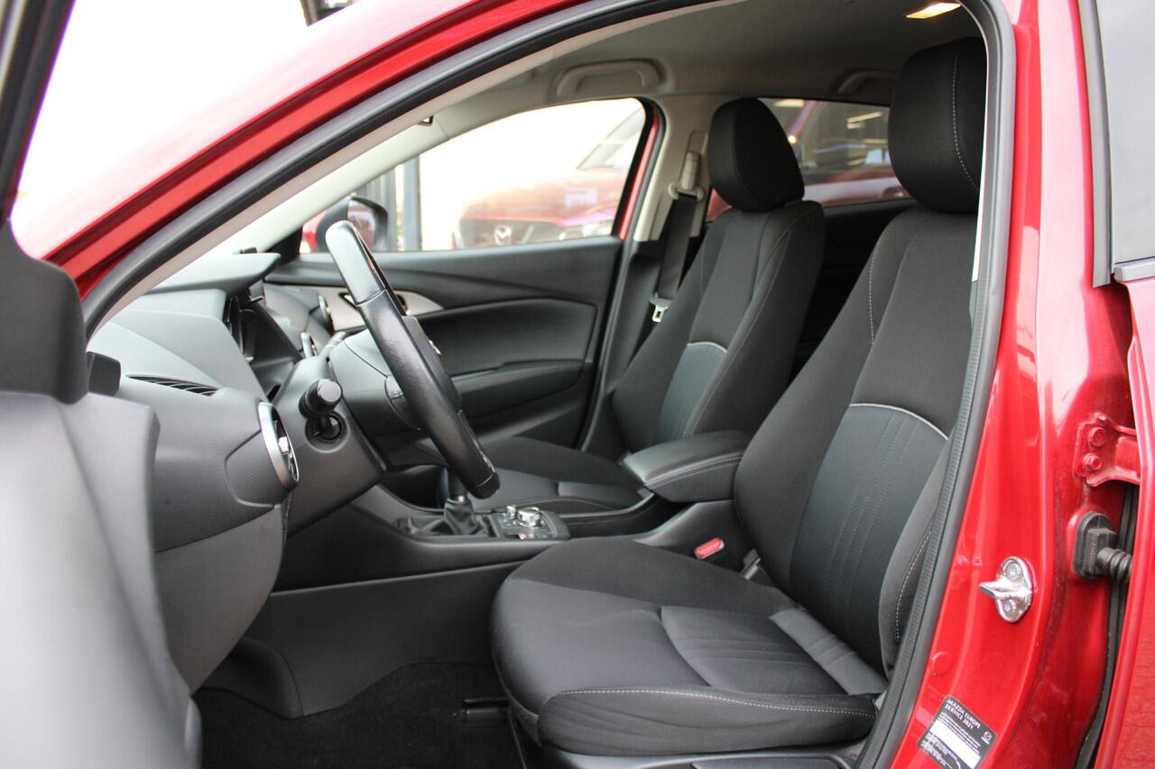 Mazda CX-3 2.0 SkyActiv-G 120 Sport Selected , Trekhaak, Navi, Clima, Cruise, Stoelverwarming, All Season, LMV 18 Inch, Bluetooth, PDC