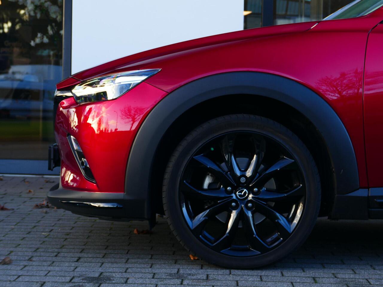 Mazda CX-3 2.0 SkyActiv-G 120 GT-M | Black Edition | Stoel/stuurverwarming | Leder | Adaptieve Cruise Control | Keyless | 19'' LMV | RIJKLAARPRIJS!