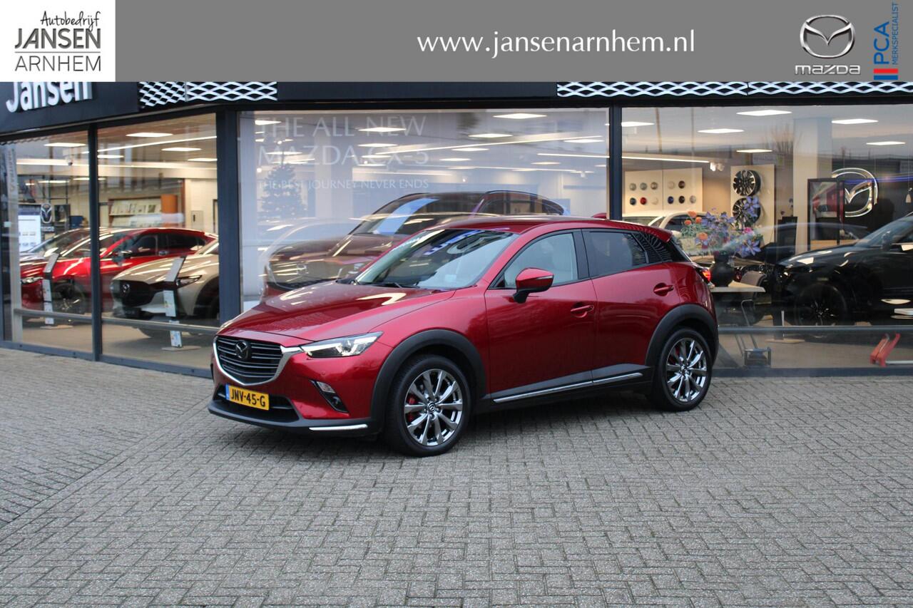 Mazda CX-3 2.0 SkyActiv-G 150 GT-M 4WD , Automaat, Wit Leder, Adap.Cruise, Bose, HUD, Clima, Camera, PDC, LMV 18 Inch, Stuur/Stoelverwarming