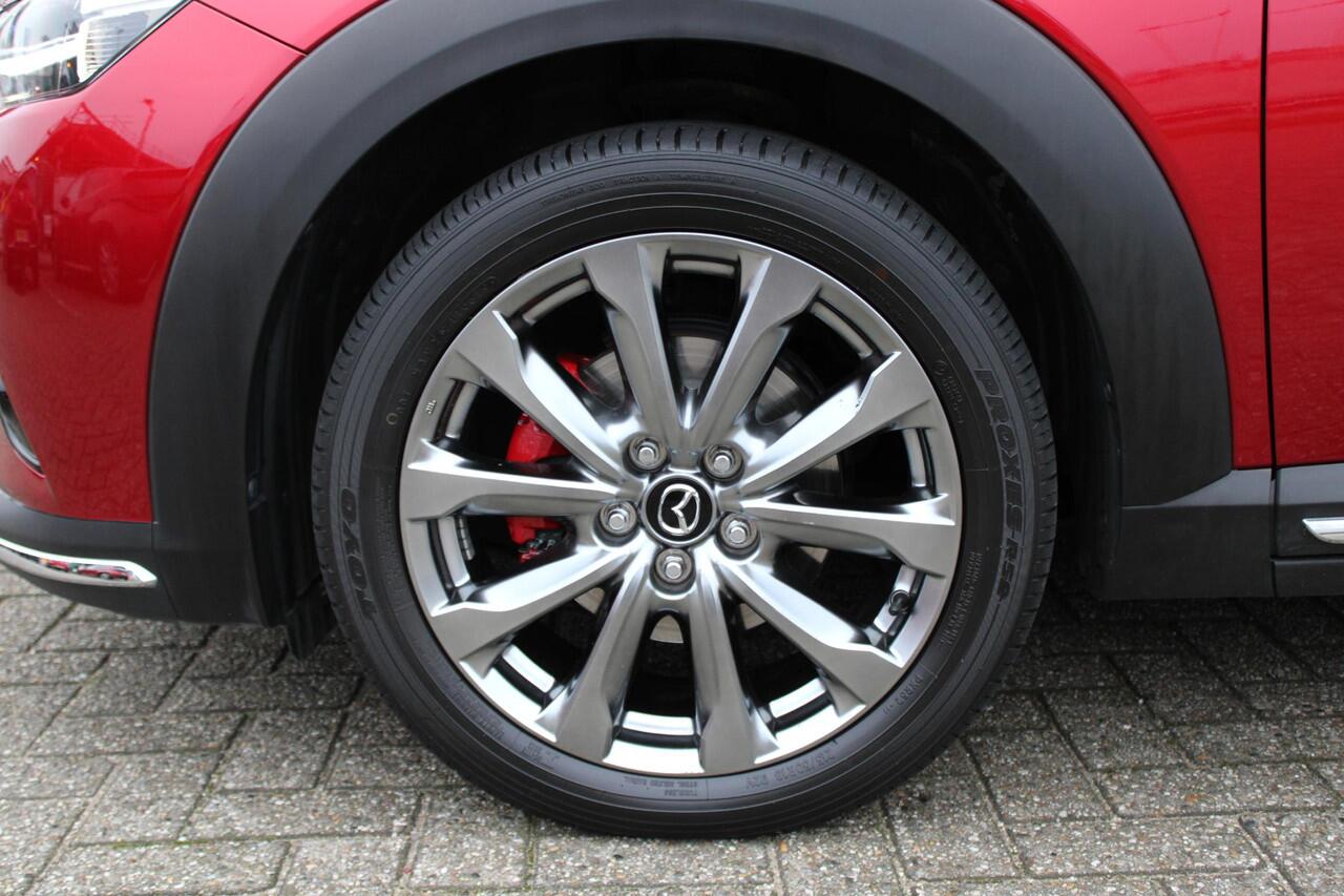 Mazda CX-3 2.0 SkyActiv-G 150 GT-M 4WD , Automaat, Wit Leder, Adap.Cruise, Bose, HUD, Clima, Camera, PDC, LMV 18 Inch, Stuur/Stoelverwarming