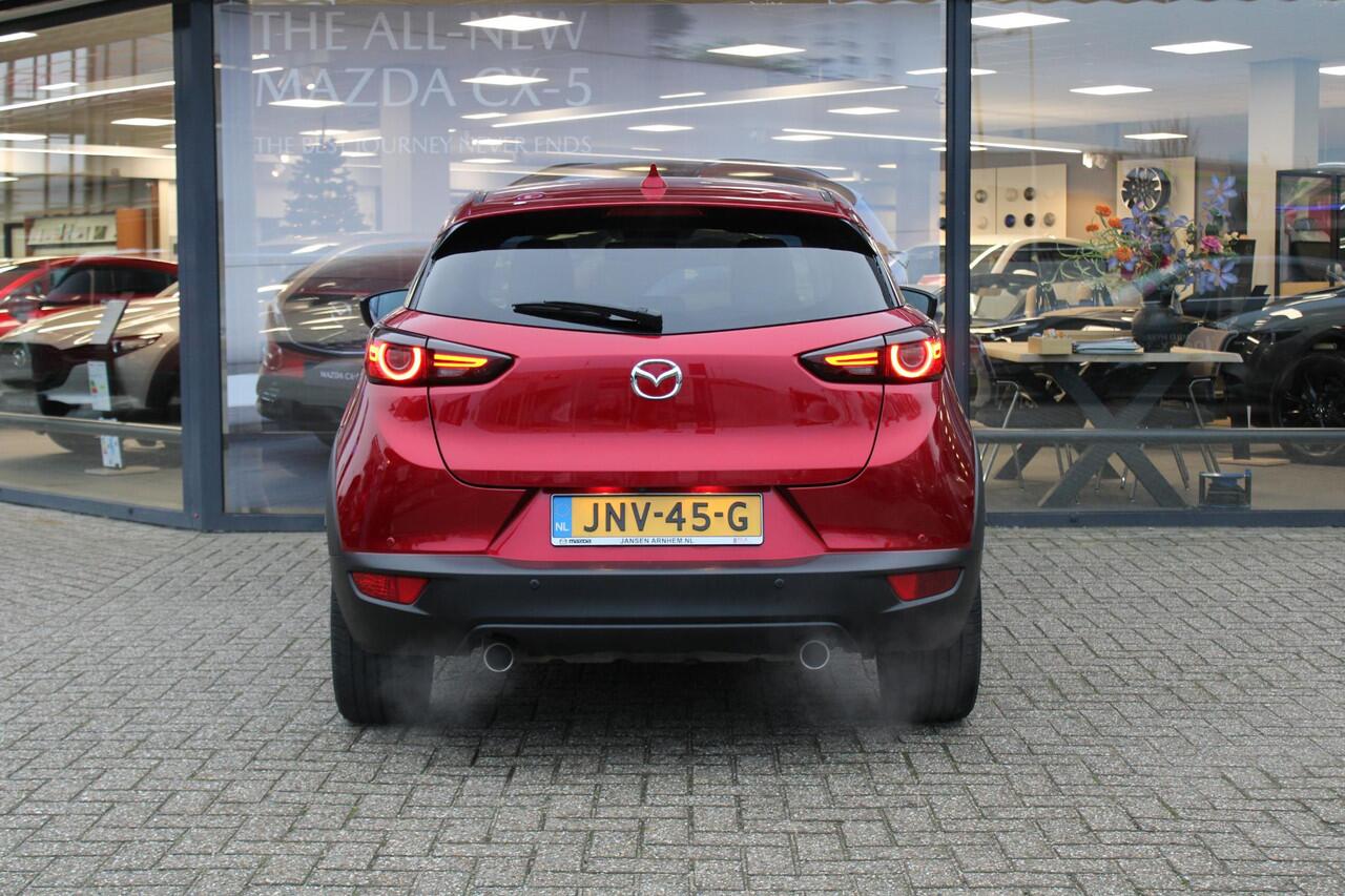 Mazda CX-3 2.0 SkyActiv-G 150 GT-M 4WD , Automaat, Wit Leder, Adap.Cruise, Bose, HUD, Clima, Camera, PDC, LMV 18 Inch, Stuur/Stoelverwarming