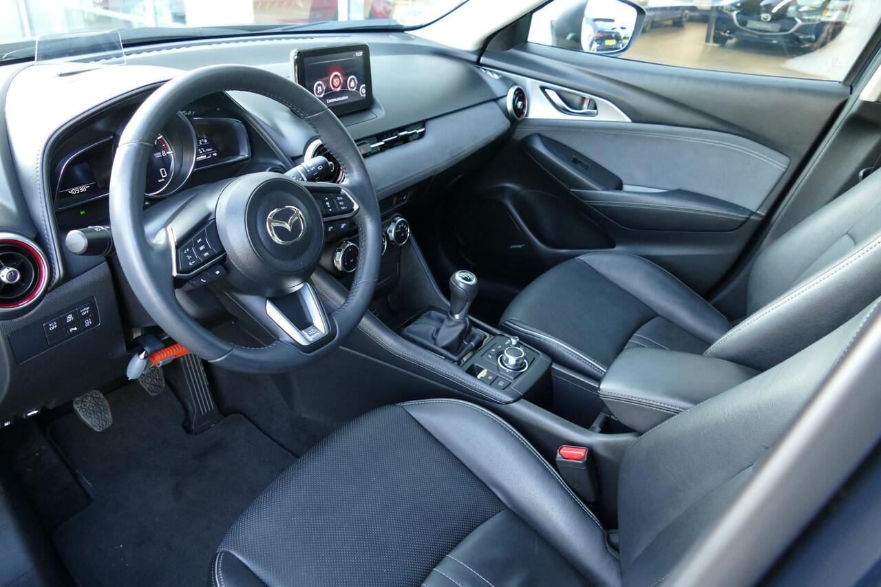 Mazda CX-3 2.0 SkyActiv-G 120 GT-M | Black Leather pack | Camera | Stoelgeheugenfunctie | Rijklaarprijs |