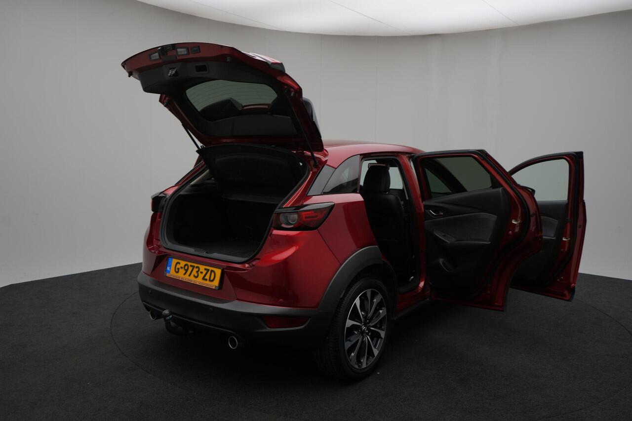 Mazda CX-3 2.0 SkyActiv-G GT-M Black Leather pack met vaste trekhaak en Apple CarPlay : dealer onderhouden
