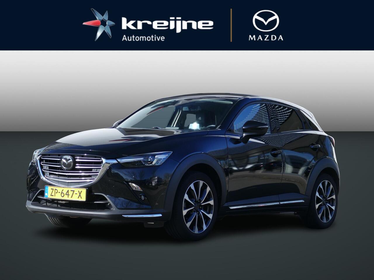 Mazda CX-3 2.0 SkyActiv-G 120 GT-M Trekhaak | Stoel/stuurverwarming | Leder | Adaptieve Cruise Control | Keyless | 19'' LMV | RIJKLAARPRIJS!
