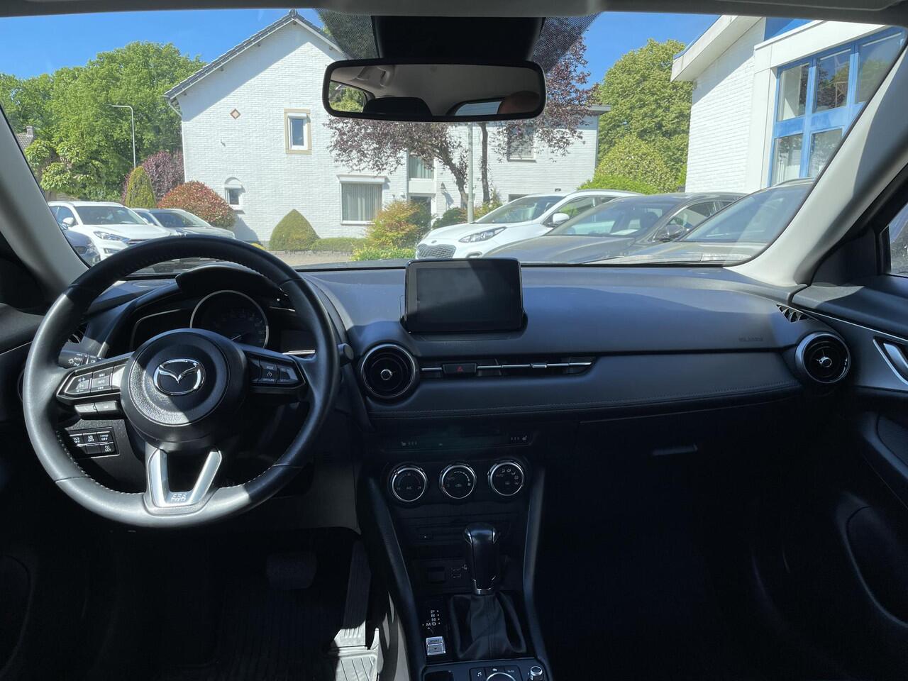 Mazda CX-3 2.0 SkyActiv-G 120 GT-M | Automaat, Parkeersensoren V+A, 16" LM-Velgen, Stoelverwarming, Cruise controle, Lane Assist, Privacy Glass!