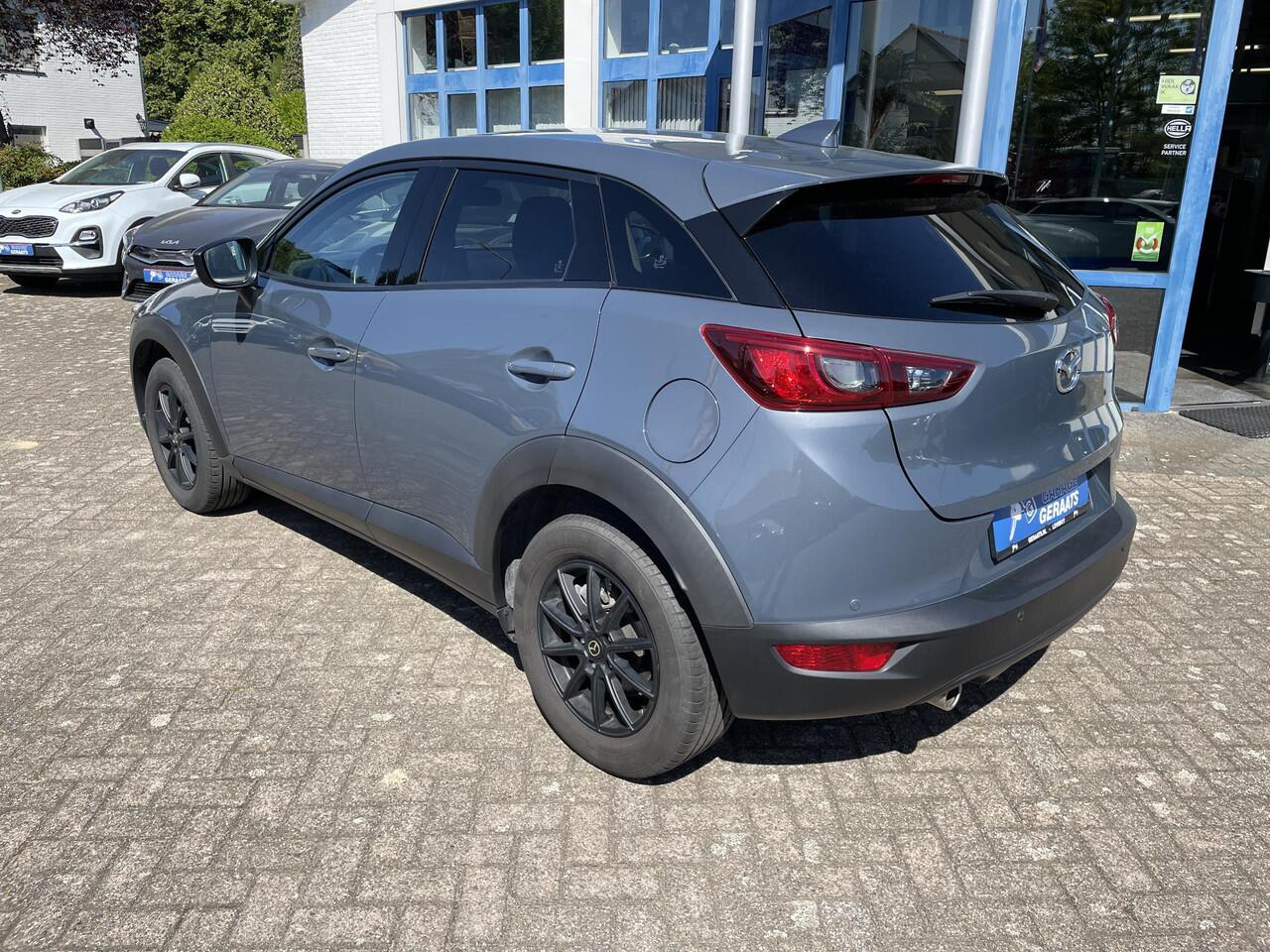 Mazda CX-3 2.0 SkyActiv-G 120 GT-M | Automaat, Parkeersensoren V+A, 16" LM-Velgen, Stoelverwarming, Cruise controle, Lane Assist, Privacy Glass!