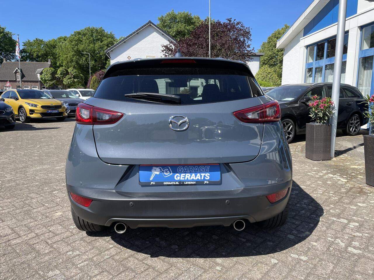 Mazda CX-3 2.0 SkyActiv-G 120 GT-M | Automaat, Parkeersensoren V+A, 16" LM-Velgen, Stoelverwarming, Cruise controle, Lane Assist, Privacy Glass!
