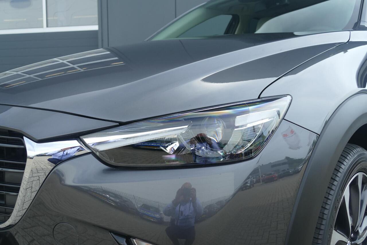 Mazda CX-3 2.0 SkyActiv-G 120 GT-M Line AUTOMAAT||HALF LEDER||RIJKLAARPRIJS!!!