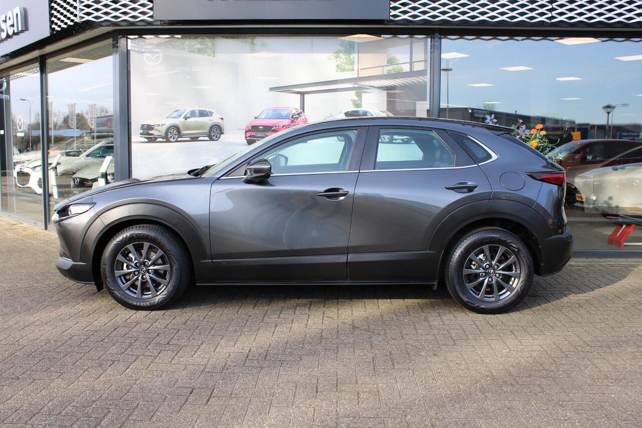 Mazda CX-30 2.0 e-SkyActiv-G 122 M Hybrid Comfort + Leder , Trekhaak, Leder, Adap.Cruise, Camera, HUD, PDC, All Season, LMV 16 Inch, Stuur/Stoelverwarming