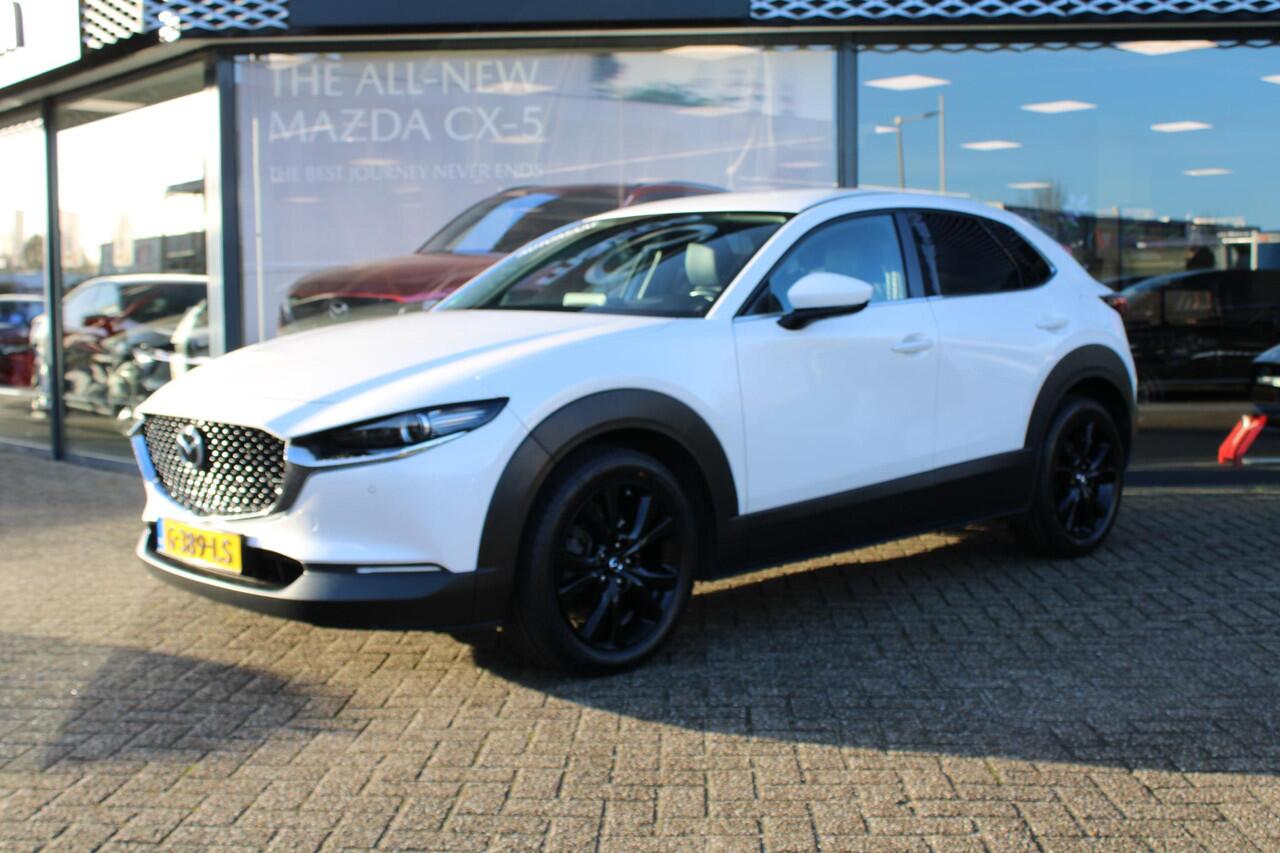 Mazda CX-30 2.0 e-SkyActiv-X 180 M Hybrid Luxury , Automaat, Trekhaak, Leder, Bose, Adap.Cruise, Camera, Navi, Stoel/Stuurverwarming, Clima, Apple Carlay, Android Auto, HUD, LMV 18 Inch, LKA, PDC,