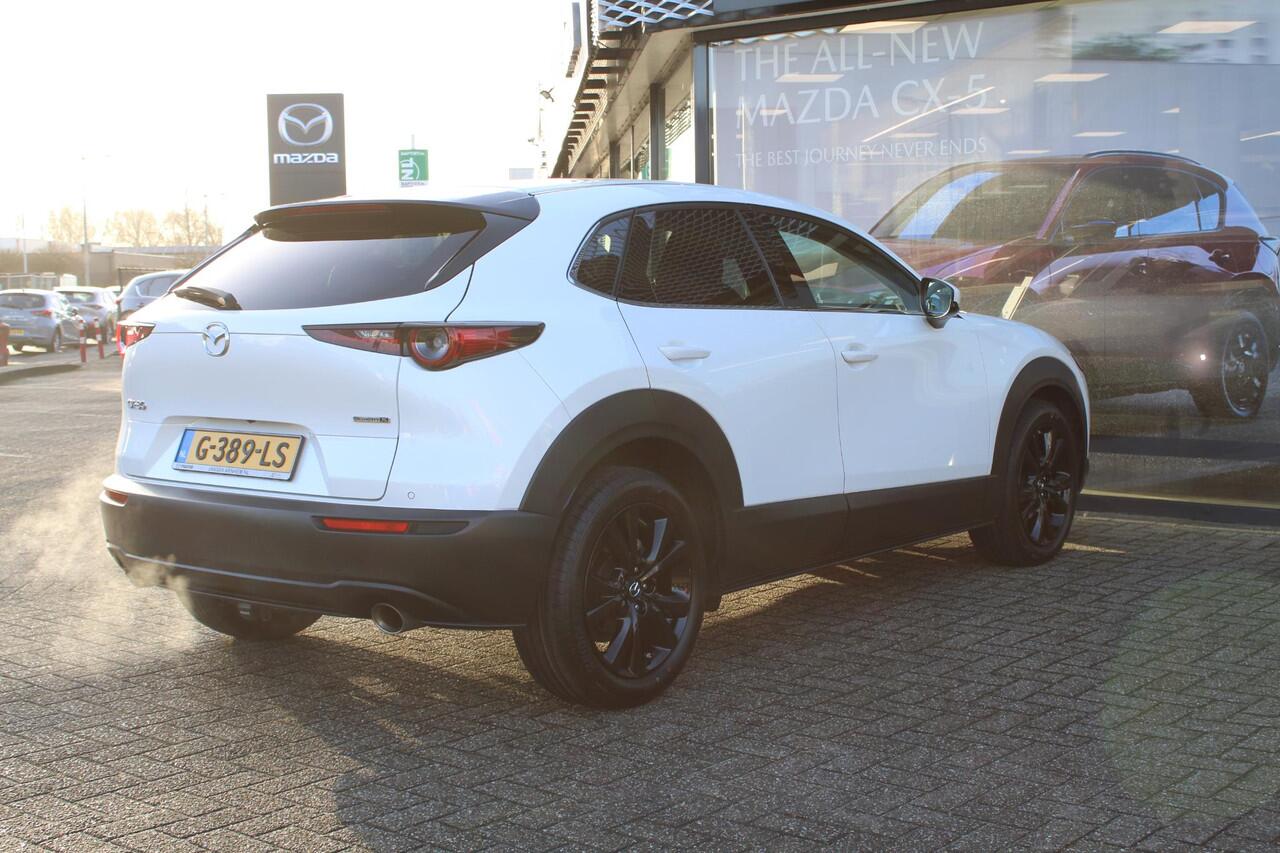 Mazda CX-30 2.0 e-SkyActiv-X 180 M Hybrid Luxury , Automaat, Trekhaak, Leder, Bose, Adap.Cruise, Camera, Navi, Stoel/Stuurverwarming, Clima, Apple Carlay, Android Auto, HUD, LMV 18 Inch, LKA, PDC,