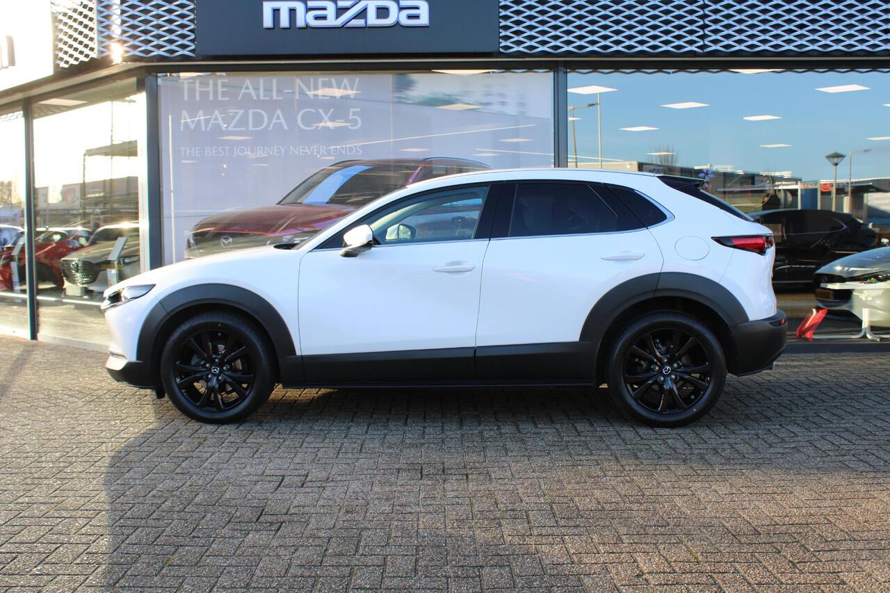 Mazda CX-30 2.0 e-SkyActiv-X 180 M Hybrid Luxury , Automaat, Trekhaak, Leder, Bose, Adap.Cruise, Camera, Navi, Stoel/Stuurverwarming, Clima, Apple Carlay, Android Auto, HUD, LMV 18 Inch, LKA, PDC,