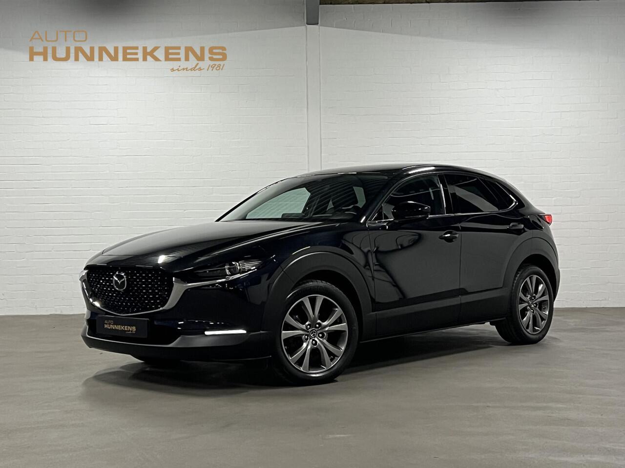 Mazda CX-30 2.0 e-SkyActiv-X M Hybrid AWD Luxury Trekhaak | Adapt. cruise | Stoel-/stuurverwarming | Carplay | 360 camera | Leder