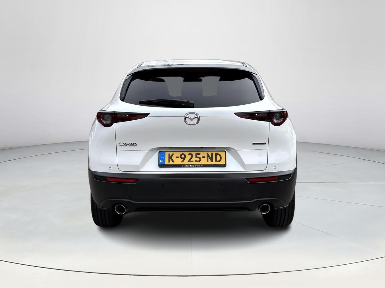Mazda CX-30 2.0 e-SkyActiv-X M Hybrid Luxury | Adaptieve Cruise Control | Navigatie | Bose Premium Audio | Headup-Display | Lederenbekleding | Stoel Geheugen | Stoel/Stuur Verwarming | Schuif/Kantel Dak |