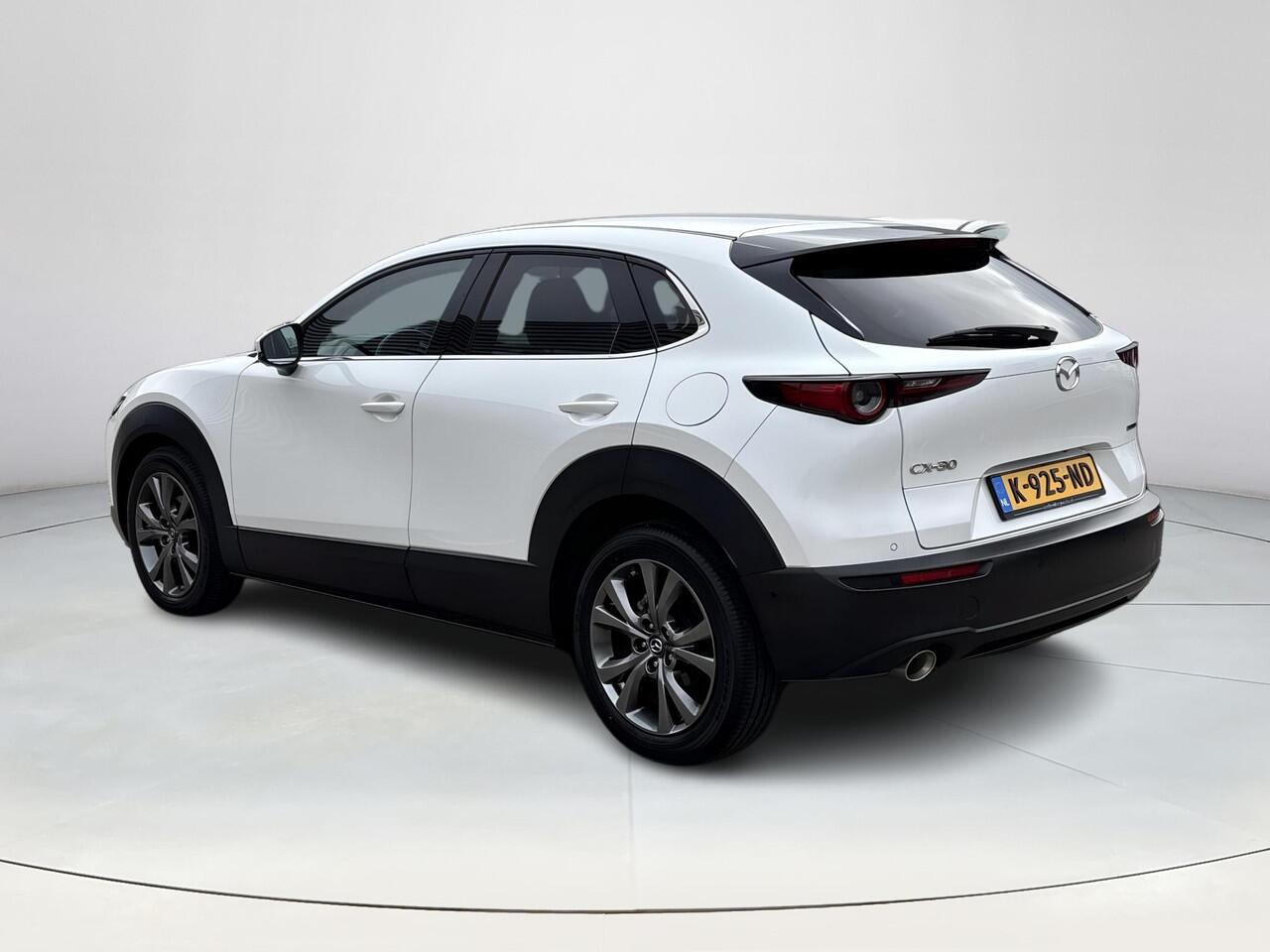 Mazda CX-30 2.0 e-SkyActiv-X M Hybrid Luxury | Adaptieve Cruise Control | Navigatie | Bose Premium Audio | Headup-Display | Lederenbekleding | Stoel Geheugen | Stoel/Stuur Verwarming | Schuif/Kantel Dak |