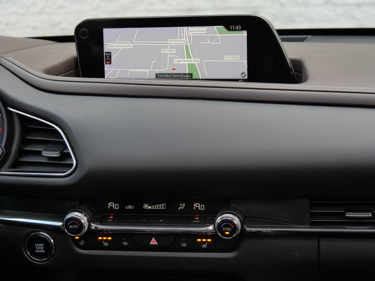 Mazda CX-30 2.0 180PK AWD LUXURY/ SCHUIFDAK/ 360°CAMERA/ BOSE/ LEER