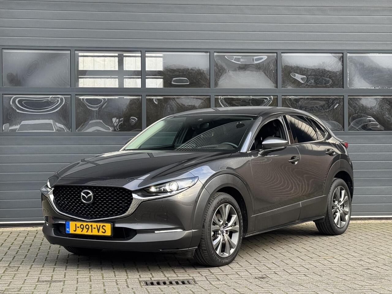 Mazda CX-30 2.0 E-SKYACTIV M HYBRID LUXURY I AUTOMAAT I P-CAMERA I CLIMATE CONTROL I APPLE CARPLAY I LEDEREN BEKLEDING