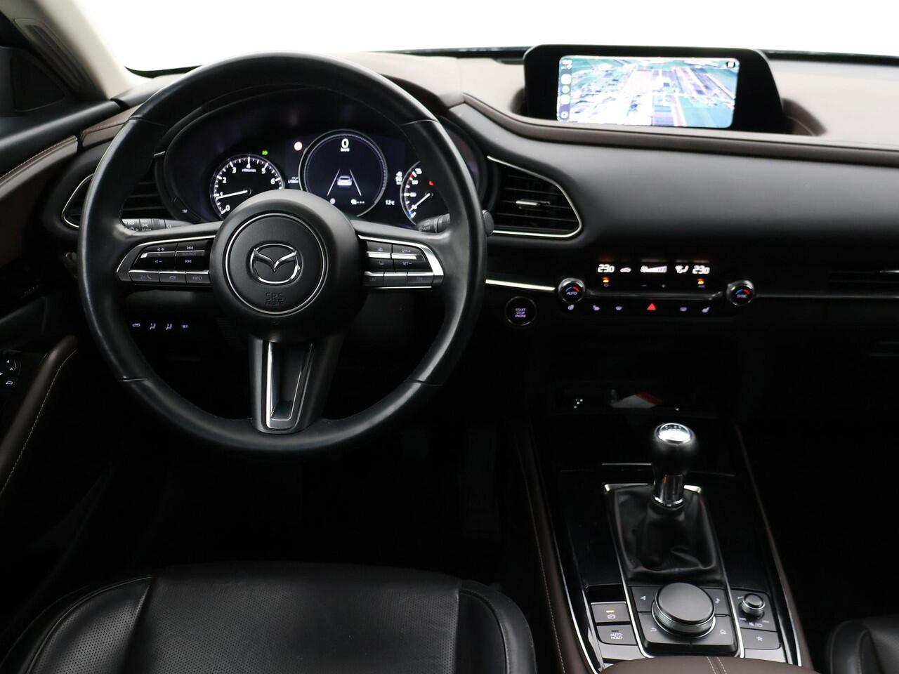 Mazda CX-30 2.0 e-SkyActiv-X M 180 PK HYBRID LUXURY + BOSE | TREKHAAK | LEDER | ADAPTIVE CRUISE | CAMERA