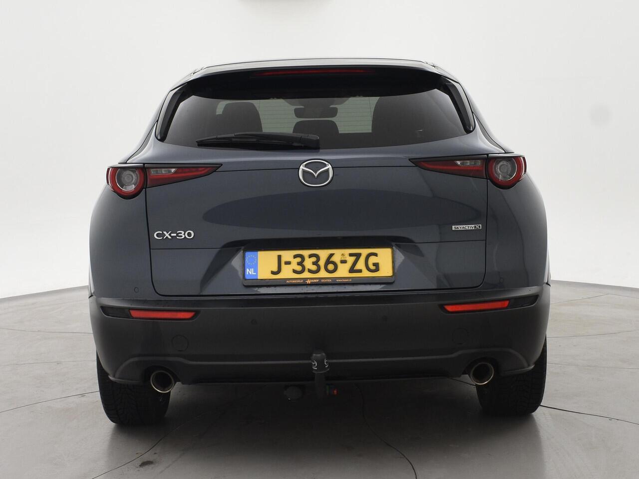 Mazda CX-30 2.0 e-SkyActiv-X M 180 PK HYBRID LUXURY + BOSE | TREKHAAK | LEDER | ADAPTIVE CRUISE | CAMERA
