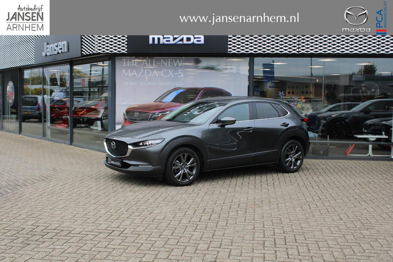 Mazda CX-30 2.0 e-SkyActiv-X 186 M Hybrid Luxury Line , Automaat, I-Activesense Pack, Bose, 360 Camera, Adap.Cruise, LMV 18 Inch, Stuur/Stoelverwarming
