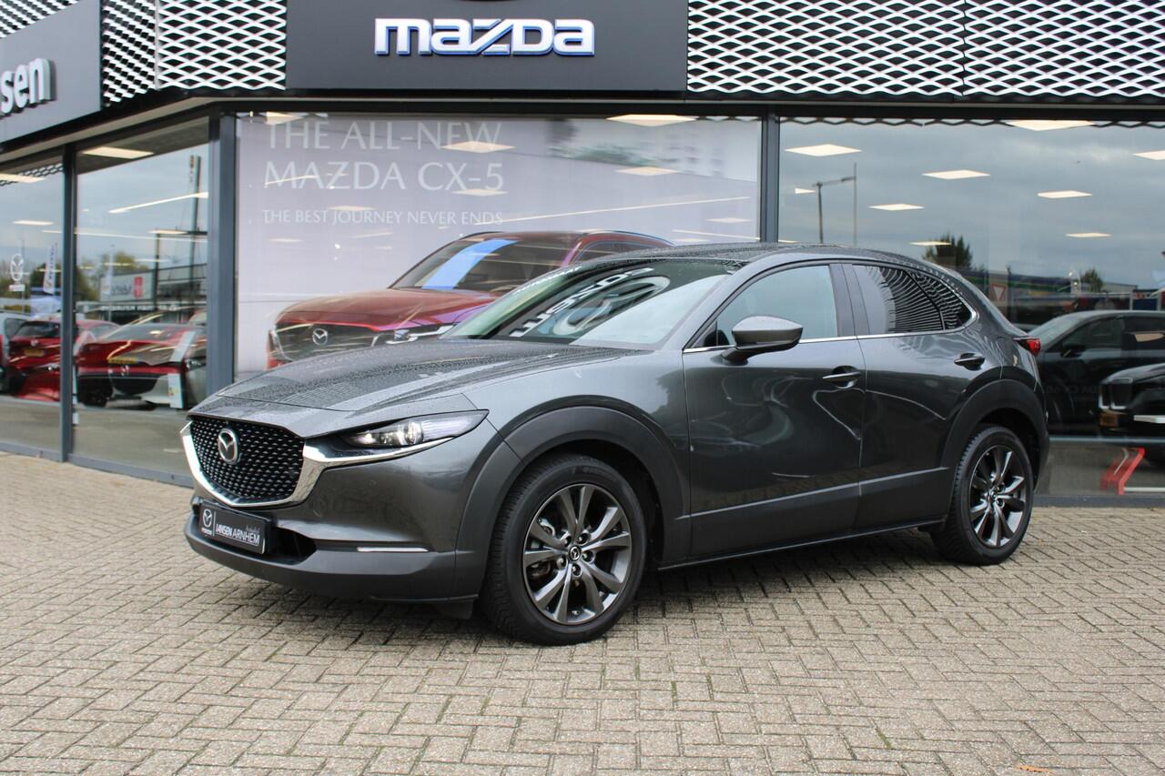Mazda CX-30 2.0 e-SkyActiv-X 186 M Hybrid Luxury Line , Automaat, I-Activesense Pack, Bose, 360 Camera, Adap.Cruise, LMV 18 Inch, Stuur/Stoelverwarming
