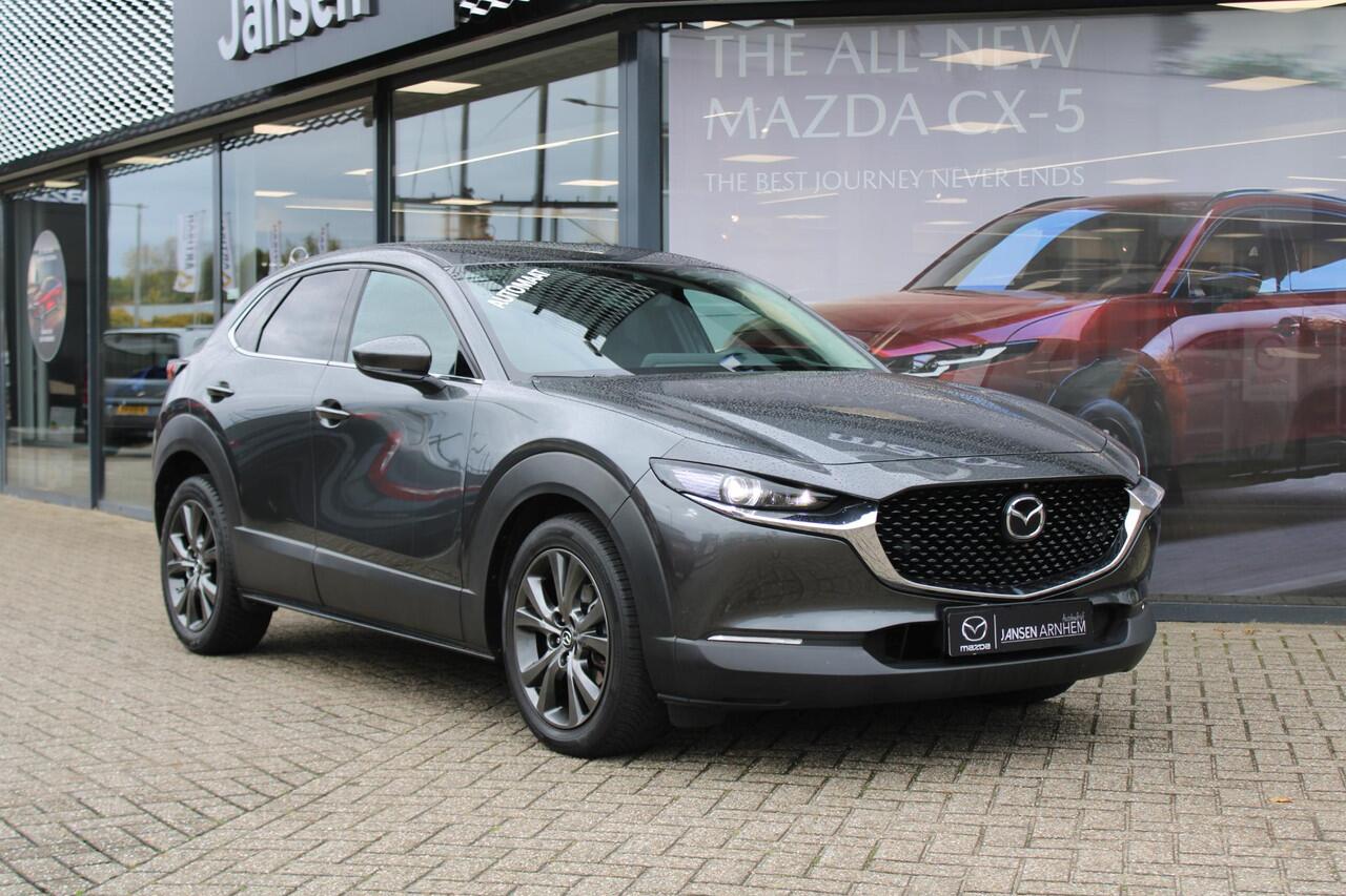 Mazda CX-30 2.0 e-SkyActiv-X 186 M Hybrid Luxury Line , Automaat, I-Activesense Pack, Bose, 360 Camera, Adap.Cruise, LMV 18 Inch, Stuur/Stoelverwarming