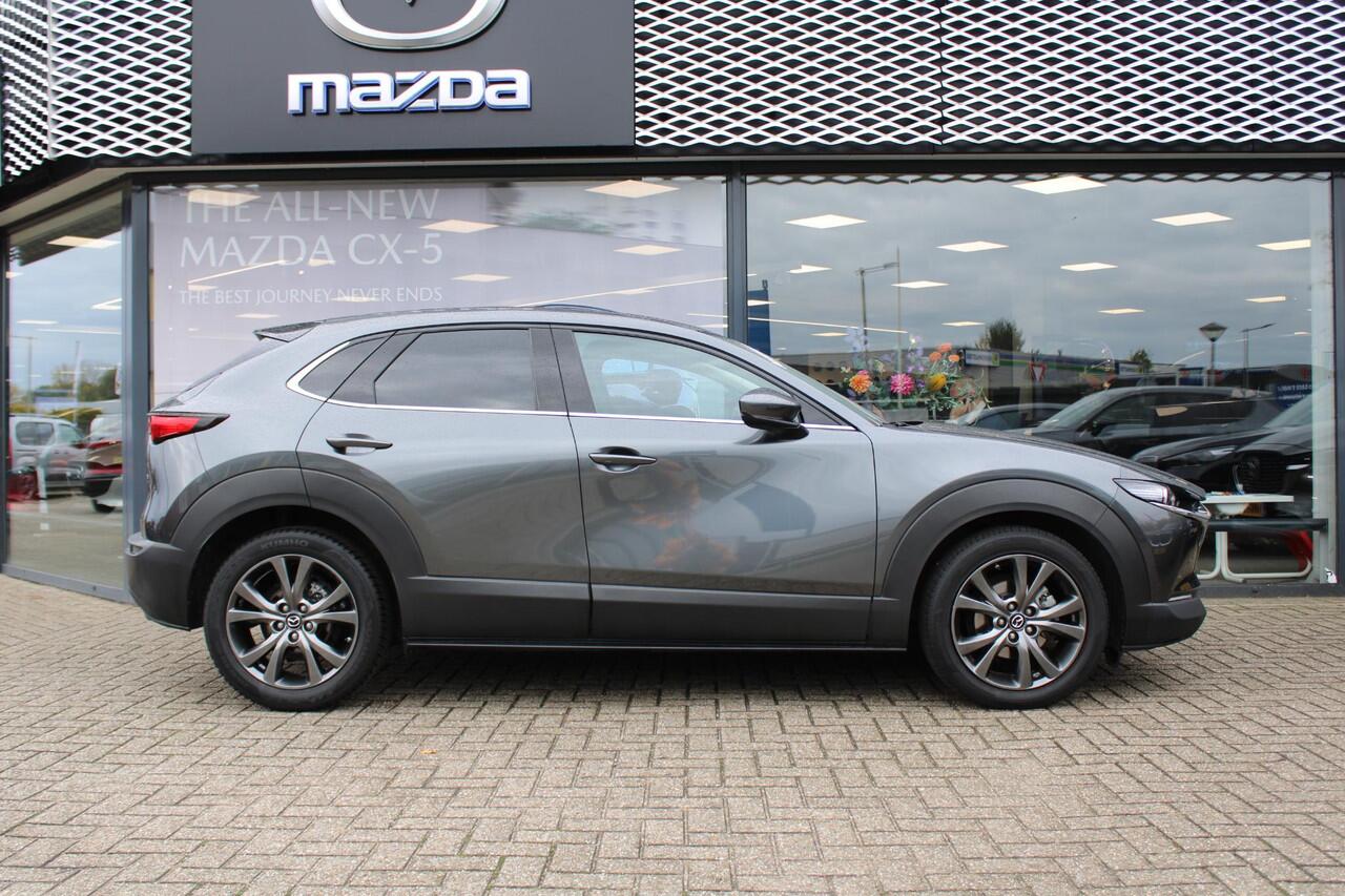 Mazda CX-30 2.0 e-SkyActiv-X 186 M Hybrid Luxury Line , Automaat, I-Activesense Pack, Bose, 360 Camera, Adap.Cruise, LMV 18 Inch, Stuur/Stoelverwarming