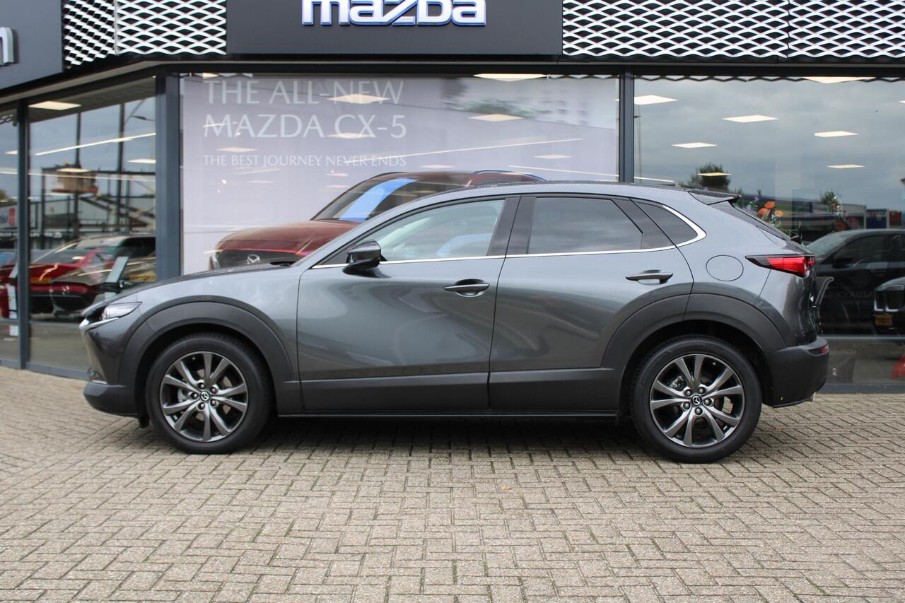 Mazda CX-30 2.0 e-SkyActiv-X 186 M Hybrid Luxury Line , Automaat, I-Activesense Pack, Bose, 360 Camera, Adap.Cruise, LMV 18 Inch, Stuur/Stoelverwarming