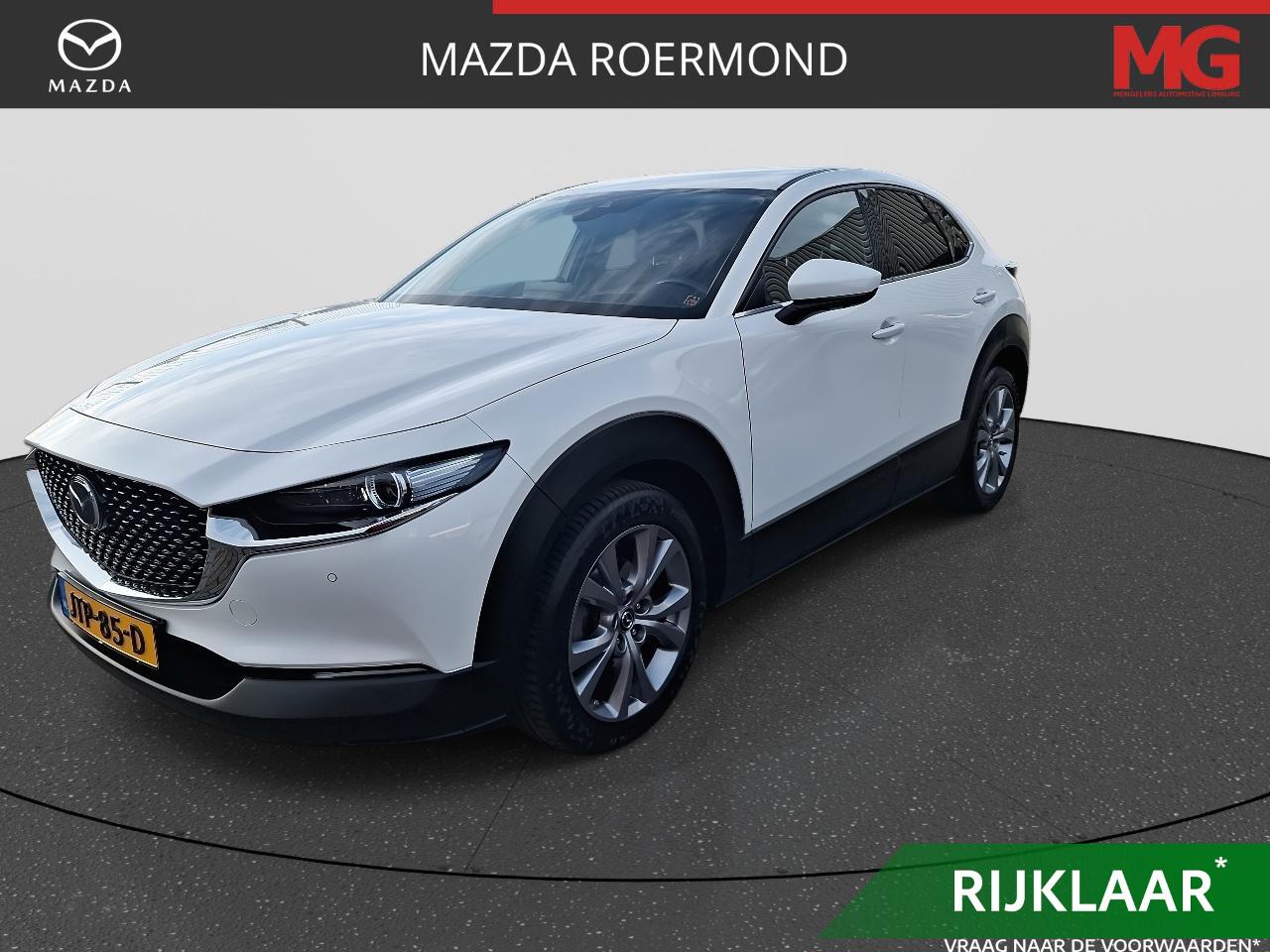 Mazda CX-30 2.0 e-SkyActiv-G 150 PK M Hybrid Luxury Automaat | Rijklaar | Leer | 360 Graden Camera | Bose-Geluidssysteem | Elektrische Achterklep | Apple Carplay-Android Auto |