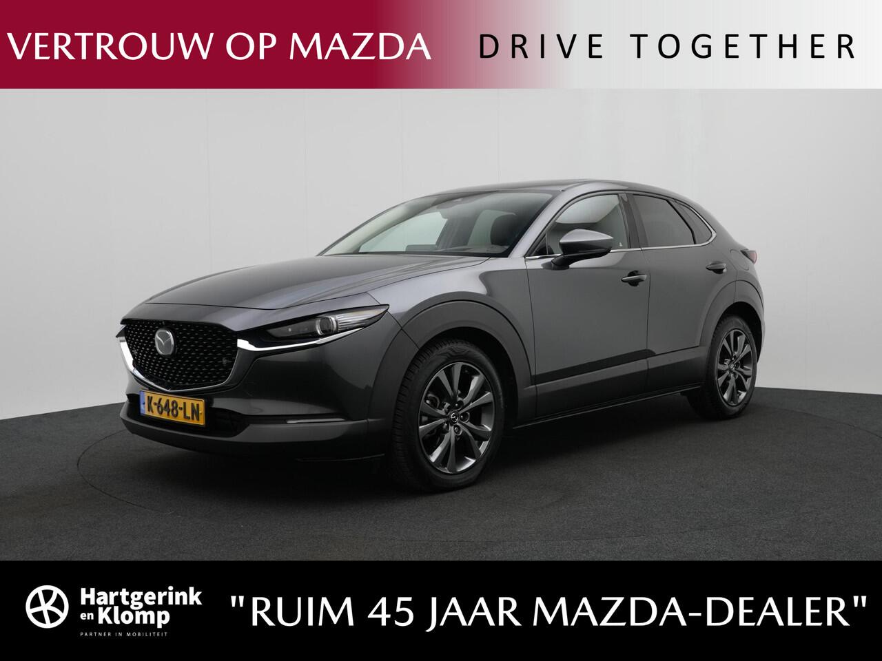 Mazda CX-30 2.0 e-SkyActiv-X Luxury i-Activesense automaat met Sunroof en all-weather banden : dealer onderhouden