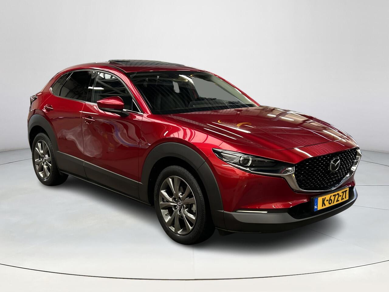 Mazda CX-30 2.0 e-SkyActiv-X M Hybrid Luxury | Apple Carplay/Android Auto | Achteruitrijcamera | Stoel/stuurverwarming | Elektrische achterklep | Schuifkanteldak |