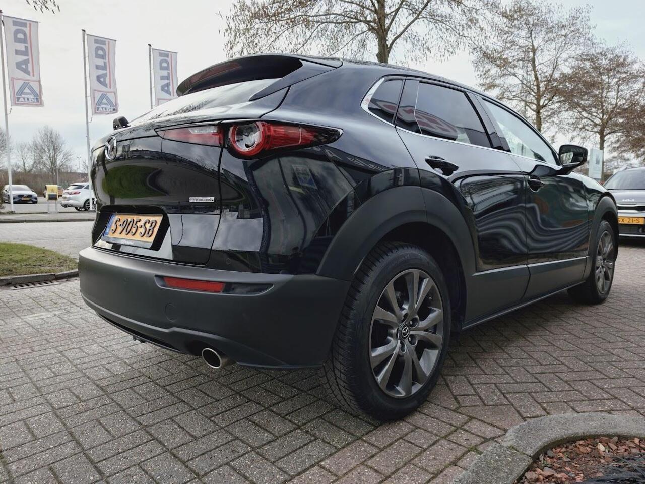 Mazda CX-30 2.0 e-SkyActiv-G M Hybrid Luxury Head-up, leder, Stoelverwarming, camera, PDC V+A
