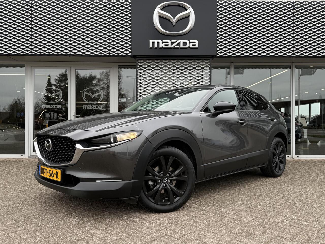 Mazda CX-30 2.0 e-SkyActiv-G M Hybrid Sportive Automaat | GARANTIE TOT 2027! | AFNEEMBARE TREKHAAK | ADAPTIVE CRUISE | ELEKTRISCHE ACHTERKLEP |