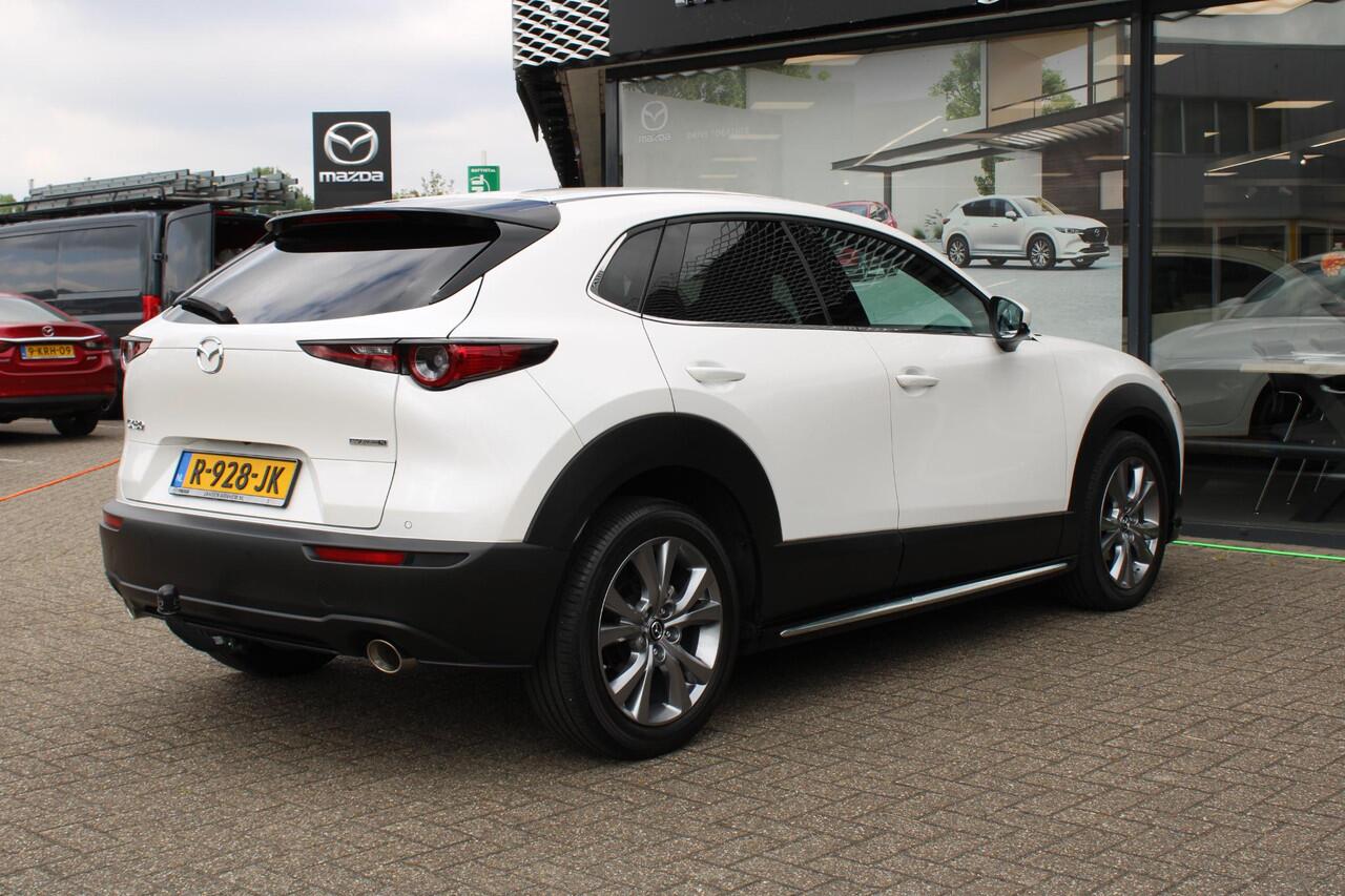 Mazda CX-30 2.0 e-SkyActiv-X186 M Hybrid Luxury , Automaat, Trekhaak, Schuifdak, Aero Pakket, Leder, Adap.Cruise, Bose, LMV 18 Inch, HUD, Stuur/Stoelverwarming