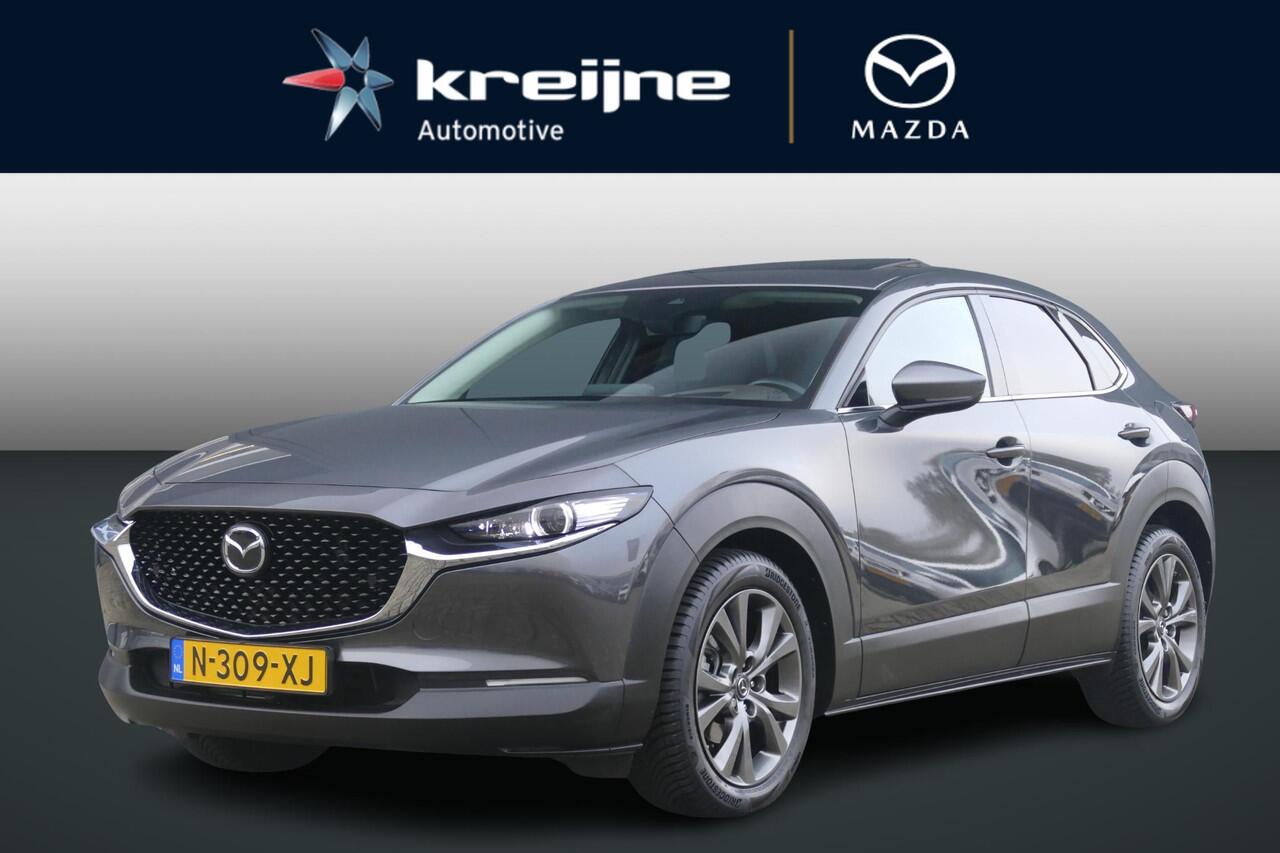 Mazda CX-30 2.0 e-SkyActiv-X M Hybrid Luxury | ALL-SEASON | TREKHAAK | PANO | BOSE | HEAD-UP | RIJKLAARPRIJS |