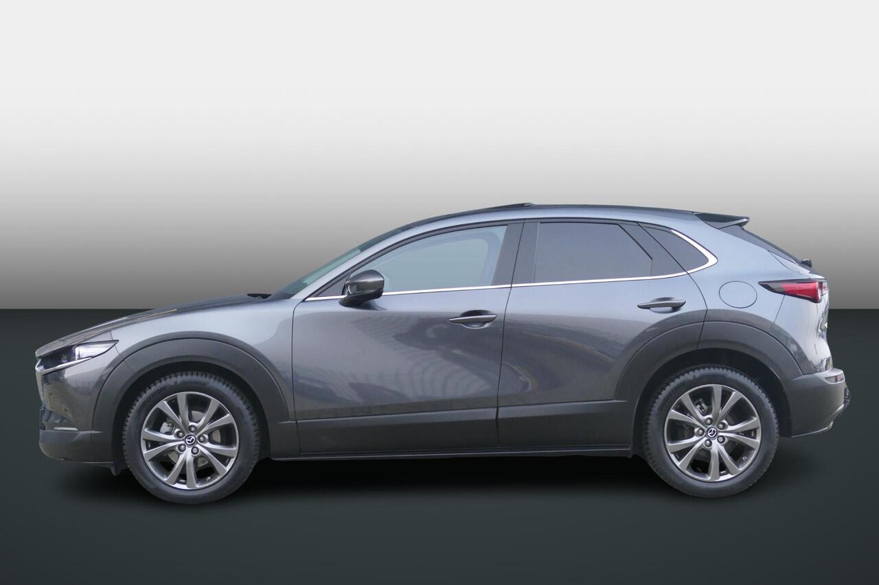 Mazda CX-30 2.0 e-SkyActiv-X M Hybrid Luxury | ALL-SEASON | TREKHAAK | PANO | BOSE | HEAD-UP | RIJKLAARPRIJS |