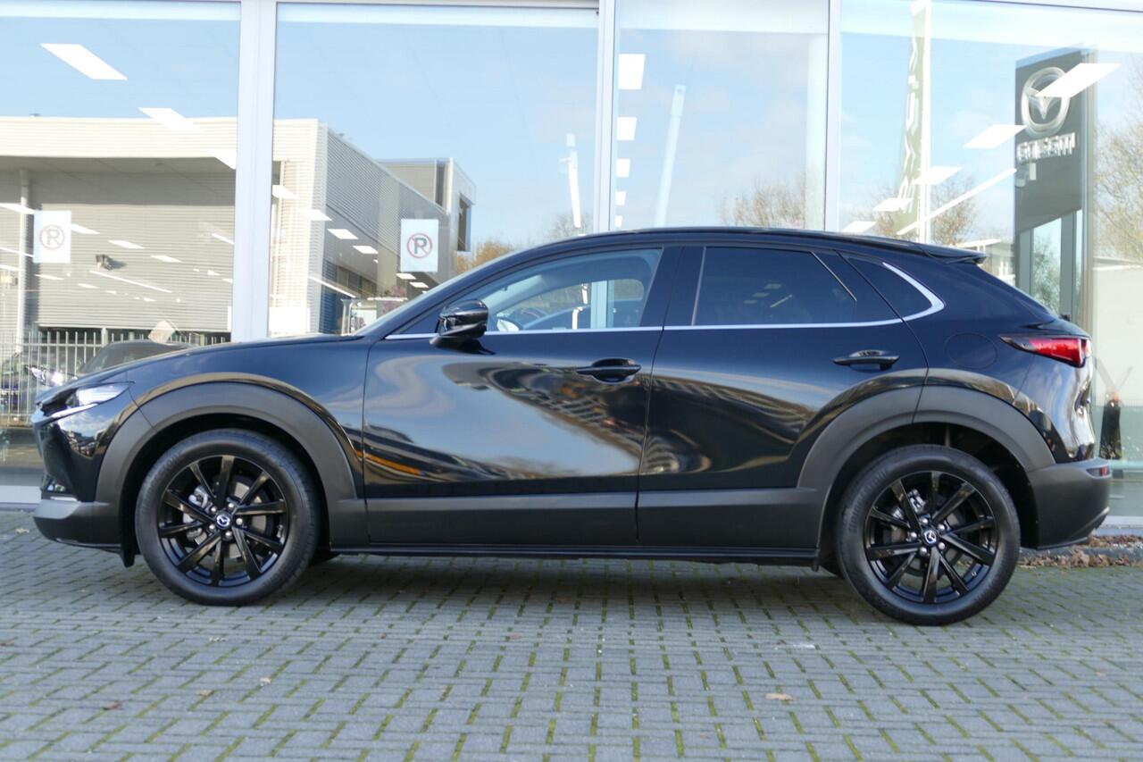 Mazda CX-30 2.0 e-SkyActiv-X M Hybrid Luxury | Schuifkanteldak | I-Activense pakket | Stuurwielverwarming | Rijklaarprijs |
