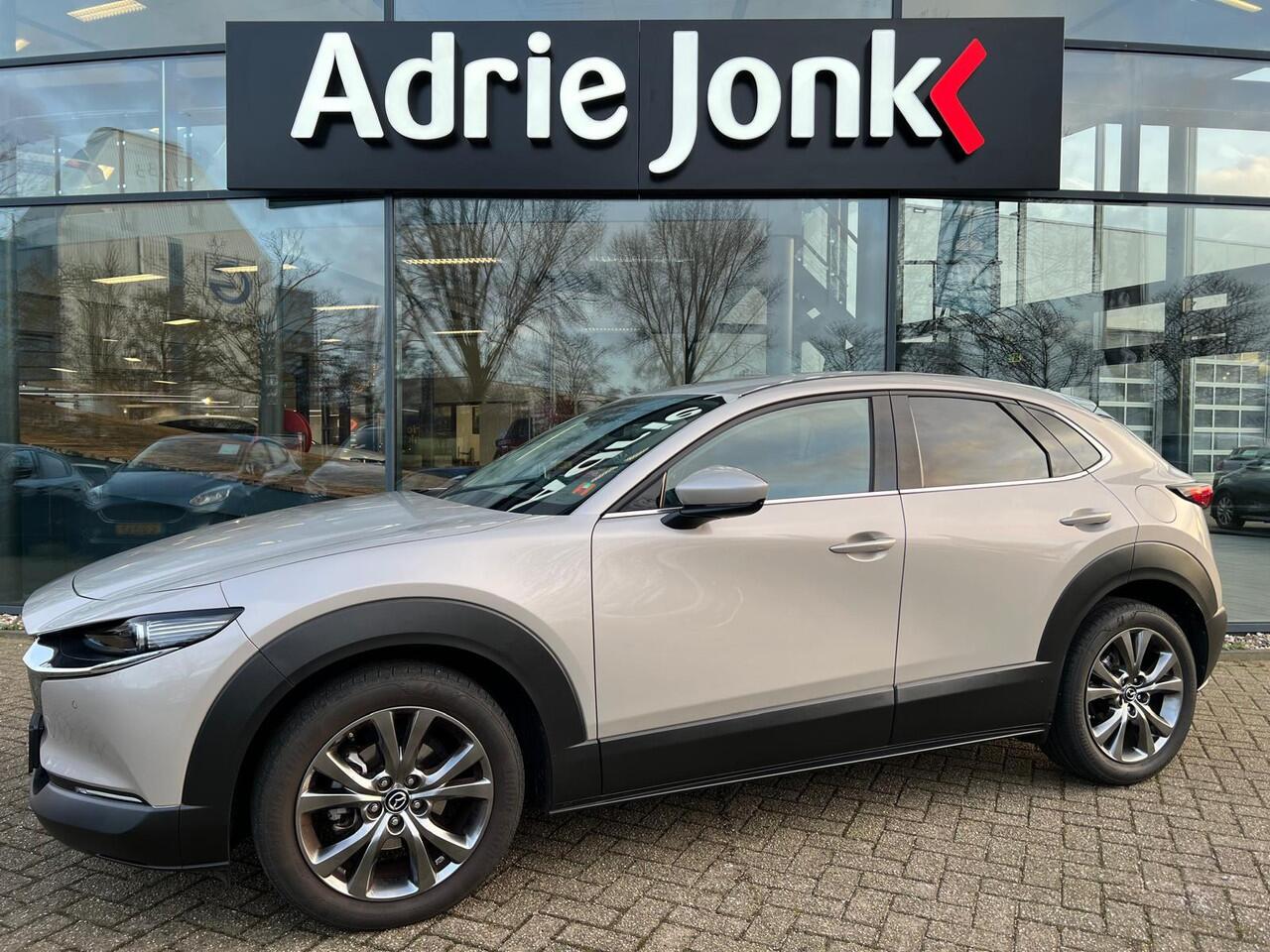 Mazda CX-30 2.0 e-SkyActiv-X M Hybrid Luxury AUTOMAAT | LEDER | Bose AUDIO | EL.A. KLEP | CAMERA | STOEL- en STUUR VERWARMING | APPLE CARPLAY | HEAD-UP DISPLAY | NED. AUTO | GARANTIE t/m 01-2029 |